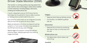 Enhancing bus safety - driver behaviour monitor